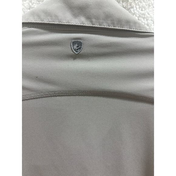 KÜHL Women’s Long Sleeve Performance Button Down Shirt Gray Stretch Hiking Small - Picture 7 of 7